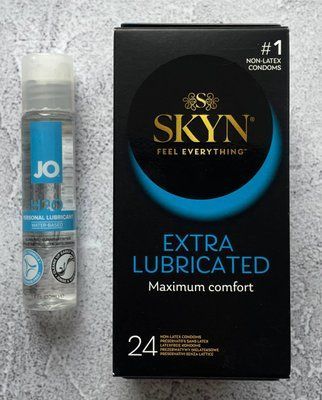 Комплект Skyn Extra Lube 24 шт - Лубрикант System JO H2O ORIGINAL (30 мл) SOS2680 фото