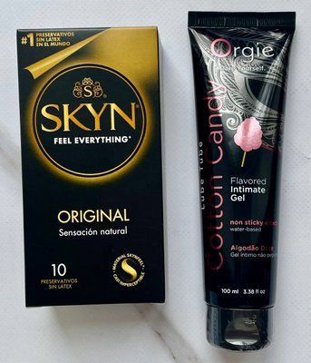 Набір Skyn Original 10 шт - Лубрикант ORGIE LUBE TUBE цукрова вата, 100 мл SOS2930 фото