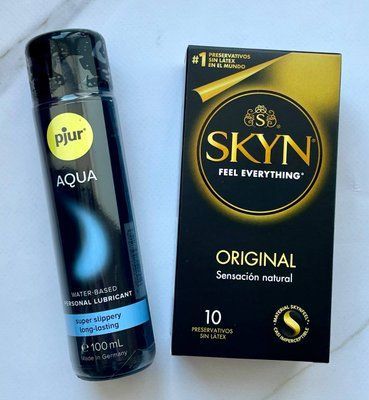 Комплект SKYN Original 10 шт + Лубрикант pjur Aqua 100 мл SOS2030 фото