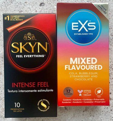 Набір SKYN Intense Feel 10 шт + EXS Mixed Flavoured 12 шт SOS1083 фото