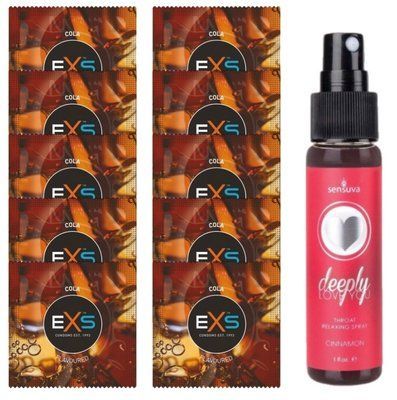 EXS CRAZY COLA 10 шт + Sensuva Deeply Love You Cinnamon (29 мл) SOS14100 фото