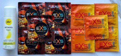 Набір EXS Crazy Cola 5 шт + EXS Delay 5 шт + Лубрикант pjur Woman Vegan 30 мл SOS3530 фото