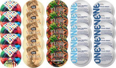 Набір з 25 шт One Extreme ribs + ONE 𝐕𝐀𝐍𝐈𝐒𝐇 + ONE Tattoo Touch + 𝐎𝐍𝐄 𝐒𝐮𝐩𝐞𝐫 𝐒𝐞𝐧𝐬𝐢𝐭𝐢𝐯𝐞 + ONE Classic Select SOS8227 фото