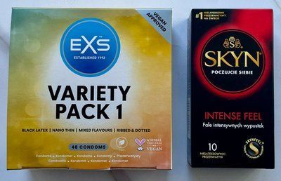Набір Skyn Intense Feel 10 шт - EXS Mixed Variety Pack 1, 48 штук SOS3080 фото