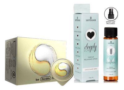 OLO Ice Durable Fire &mdash; 10 шт та Спрей Sensuva Deeply Love You Chocolate-Mint SOS884 фото
