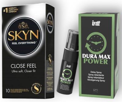 Набор из SKYN Close Feel (10 шт) + Пролонгатор Intt Dura Max Power (12 мл) SOS8928 фото