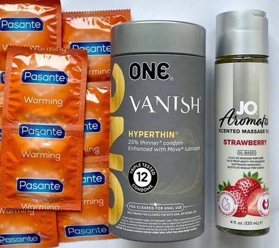 Набор 22 шт ONE Vanish + Pasante Warming + System JO Aromatix Strawberry 120 мл SOS1679 фото