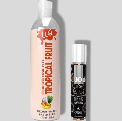 Wet Oral Play Tropical Explosion (118 мл) + JO GELATO Salted Caramel (30 мл) LB1038 фото