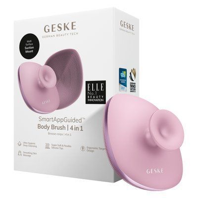 Щітка для тіла GESKE Body Brush 4в1 pink HB0346 фото