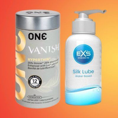 Комплект ONE VANISH 12 шт + Лубрикант EXS Aloe Vera Silk Lube 250 мл SOS4429 фото