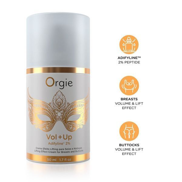 Крем з ефектом ліфтингу для грудей та сідниць Orgie &ndash; Vol + Up (50 мл), пептид Adifyline SX1562 фото