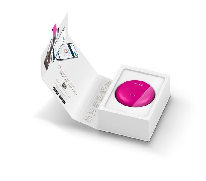 Масажер для обличчя та тіла GESKE Sonic Cool&Warm Face and Body Massager 9в1 magenta HB0278 фото