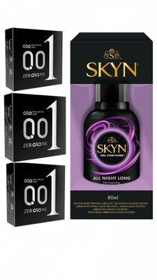 Комплект: OLO Feeling Ultrathin 9 шт. + Лубрикант Skyn All Night Long 80 мл SOS11748 фото