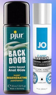 Набір лубрикантів pjur backdoor Regenerating 30 мл + System JO Classic Hybrid (30 мл) LB488 фото