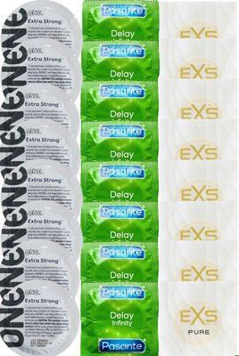 Набір 24 шт ONE Extra Strong + Delay Infinity + EXS Pure SOS7334 фото