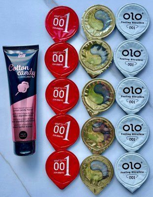 Набір 15 штук Olo + лубрикант Intt Cotton Candy (100 мл) SOS3981 фото