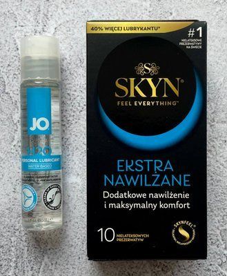 Комплект Skyn Extra Lube 10 шт - Лубрикант System JO H2O ORIGINAL (30 мл) SOS2681 фото
