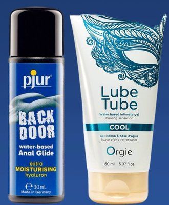 Набір лубрикантів pjur backdoor Comfort water glide 30 мл + LUBE TUBE COOL, 150 мл ORGIE LB220 фото