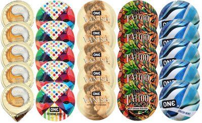 Набор из OLO Ice Durable + ONERibs + ONE Vanish + ONETattoo + ONE Mint SOS8679 фото