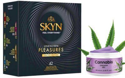 Набор из SKYN Pleasures (42 шт) + гель-стимулятор OH! HOLY MARY (60 мл) от Nuei SOS10039 фото