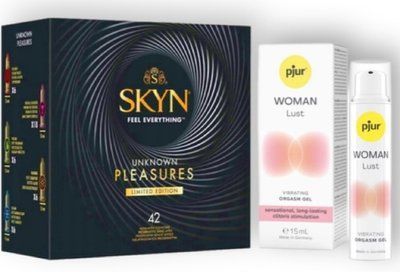 SKYN Pleasures, 42 шт + pjur Woman Lust 15 мл SOS6934 фото