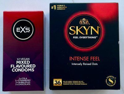 Набір резинок Skyn Intense Feel 36 шт - EXS Mixed Flavoured 12 шт SOS3131 фото