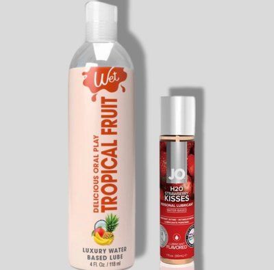 Wet Oral Play Tropical Explosion (118 мл) + JO Strawberry Kiss (30 мл) LB1039 фото