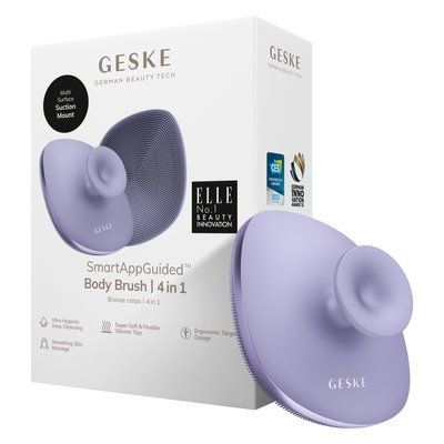 Щітка для тіла GESKE Body Brush 4в1 purple HB0347 фото