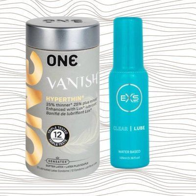 Комплект ONE VANISH 12 шт + Лубрикант EXS Clear Lube 100 мл (Water Based) SOS4430 фото