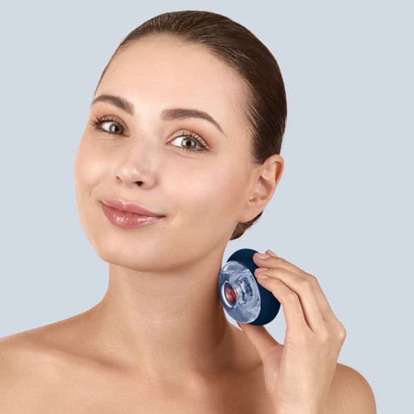 Массажер для лица и тела GESKE Sonic Cool&Warm Face and Body Massager 9в1 midnight HB0279 фото