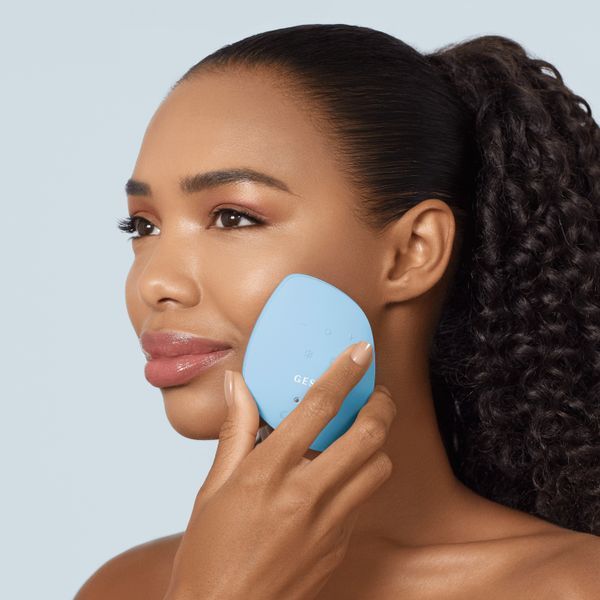 Ультразвукова маска тепло та холод GESKE Sonic Warm&Cool Mask 9в1 aquamarine HB0105 фото