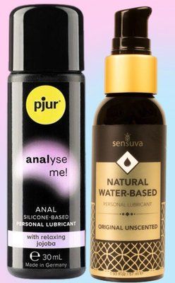 Набір лубрикантів pjur analyse me! Relaxing jojoba silicone 30 мл + Sensuva Natural Water-Based (57 мл) LB638 фото