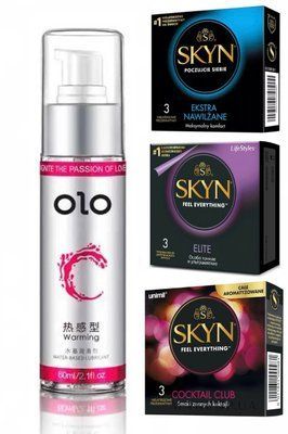 Комплект: Skyn 9 шт. + Лубрикант OLO 60 мл SOS11749 фото