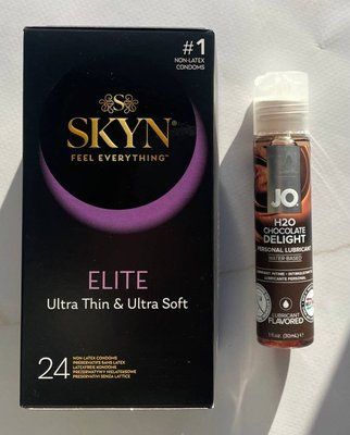 Набор SKYN Elite 24шт + Смазка System JO H2O &mdash; Chocolate Delight (30 мл) SOS2132 фото