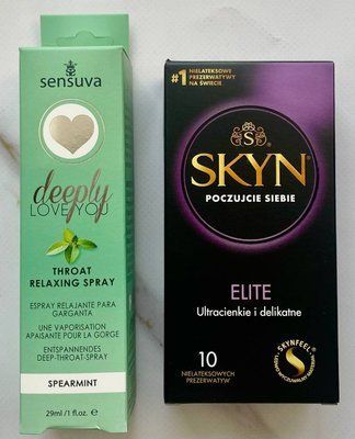 Набір Skyn Elite 10 шт - Спрей Sensuva Deeply Love You Spearmint (29 мл) SOS2882 фото