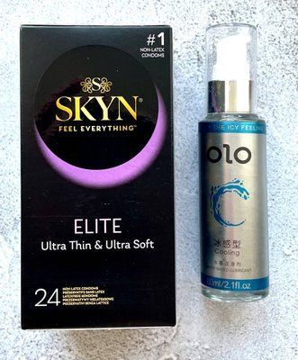 Комплект SKYN Elite 24 шт + Лубрикант охолоджуючий OLO 60 мл SOS2332 фото