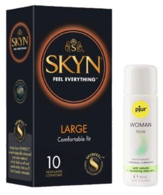 Набор Skyn ​​Large 10 шт + пюр Woman Aloe 30 мл SOS13351 фото