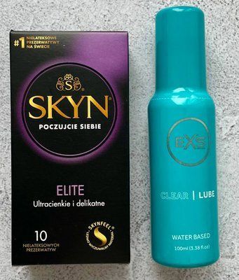 Набор SKYN Elite 10 шт. - Лубрикант EXS Clear Lube 100 мл. SOS2582 фото