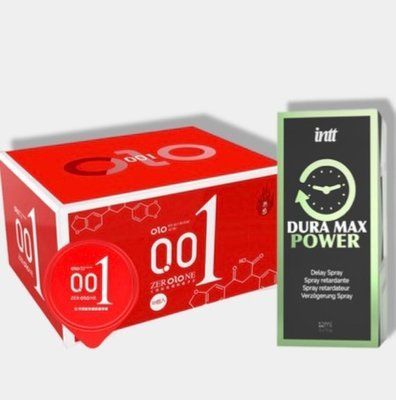 OLO 0.01 ZER Red 10 шт + Пролонгатор Intt Dura Max Power (12 мл) SOS5905 фото