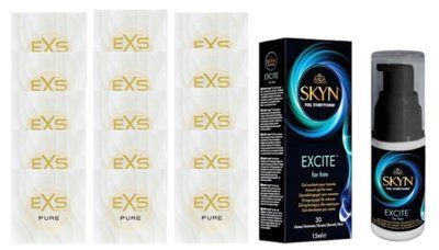 Комплект EXS Pure15 шт + Skyn ​​Excite, 15 мл SOS14854 фото