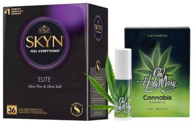 Набор из SKYN Elite 36 шт+Гель для усиления OH! HOLY MARY Exciting Oil (6 мл) от Nuei SOS10240 фото