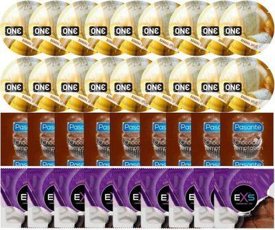 Набір 36 шт ONE Banana Split + Pasante Chocolate + EXS Chocolate SOS7733 фото