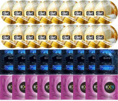 Набор 36 шт ONE ONE Banana Split + Pasante Extra Safe + EXS EXTRA SAFE SOS7534 фото