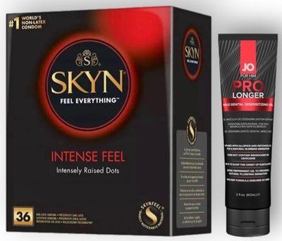 Набор из SKYN Intense Feel (36 шт) + Пролонгатор System JO Prolonger Gel (60 мл) SOS8980 фото