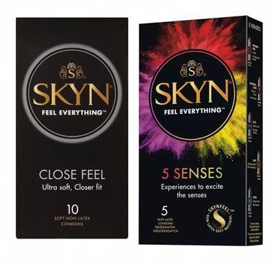 Набір: SKYN Close Feel 10 шт. + SKYN 5 Senses SOS11799 фото