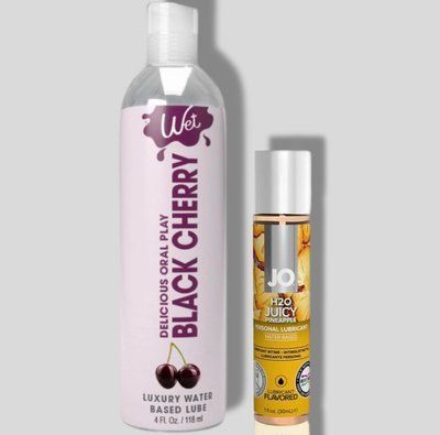 Wet Oral Play Black Cherry (118 мл) + JO Juicy Pineapple (30 мл) LB888 фото