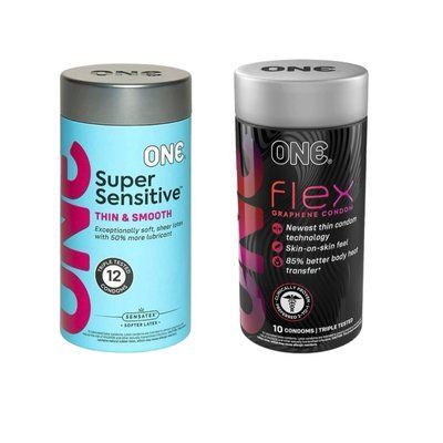 ONE Super Sensitive Pack 12 шт+ 10 штук ONE Flex графен SOS6558 фото