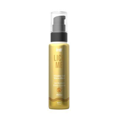 Гель для оральних пестощів з зігрівальним ефектом INTT Lick Me Kissable Gel Honey 50 мл SX1694 фото