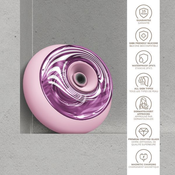 Масажер для обличчя та тіла GESKE Sonic Cool&Warm Face and Body Massager 9в1 pink HB0280 фото
