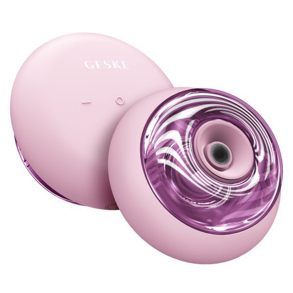 Масажер для обличчя та тіла GESKE Sonic Cool&Warm Face and Body Massager 9в1 pink HB0280 фото